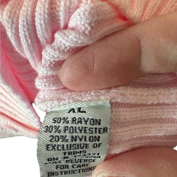 Orange Kiss Women’s Soft Pink Button Cardigan - Picture 6 of 8